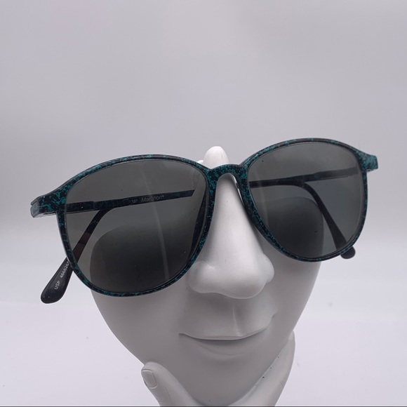 Vintage Marchon Blue Oval Sunglasses Frames - Picture 2 of 7